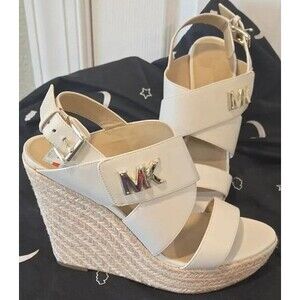 Michael Kors Sidney Espadrille Wedges NWOB 8.5
